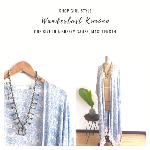 Wanderlust Maxi Kimono - NEW! LAST one- Hurry! - Picture 5 of 5