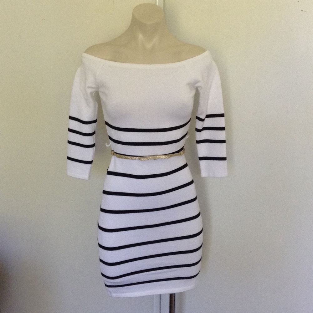 Striped Bebe Dress
