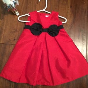 Red Christmas holiday dress