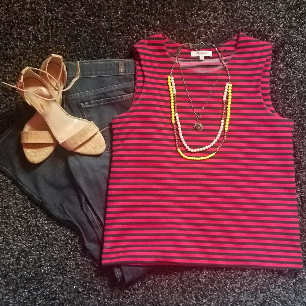Madewell sleeveless blouse