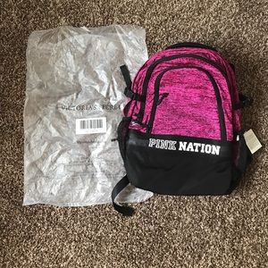 BNWT Pink Nation Collegiate Backpack