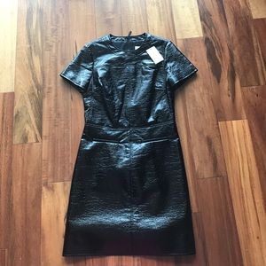 Michael Kors Patened Leather Dress
