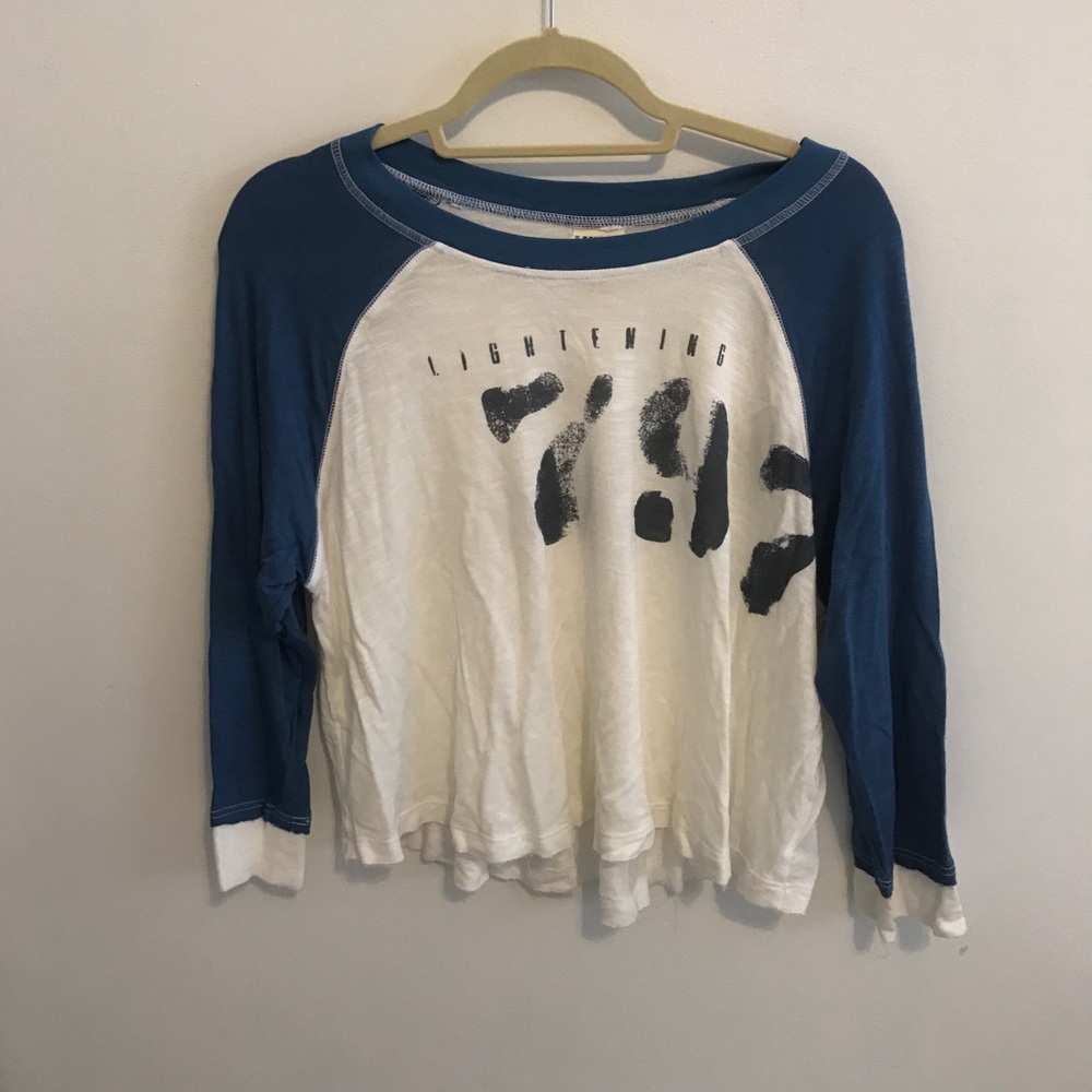 3/4 length long sleeve top