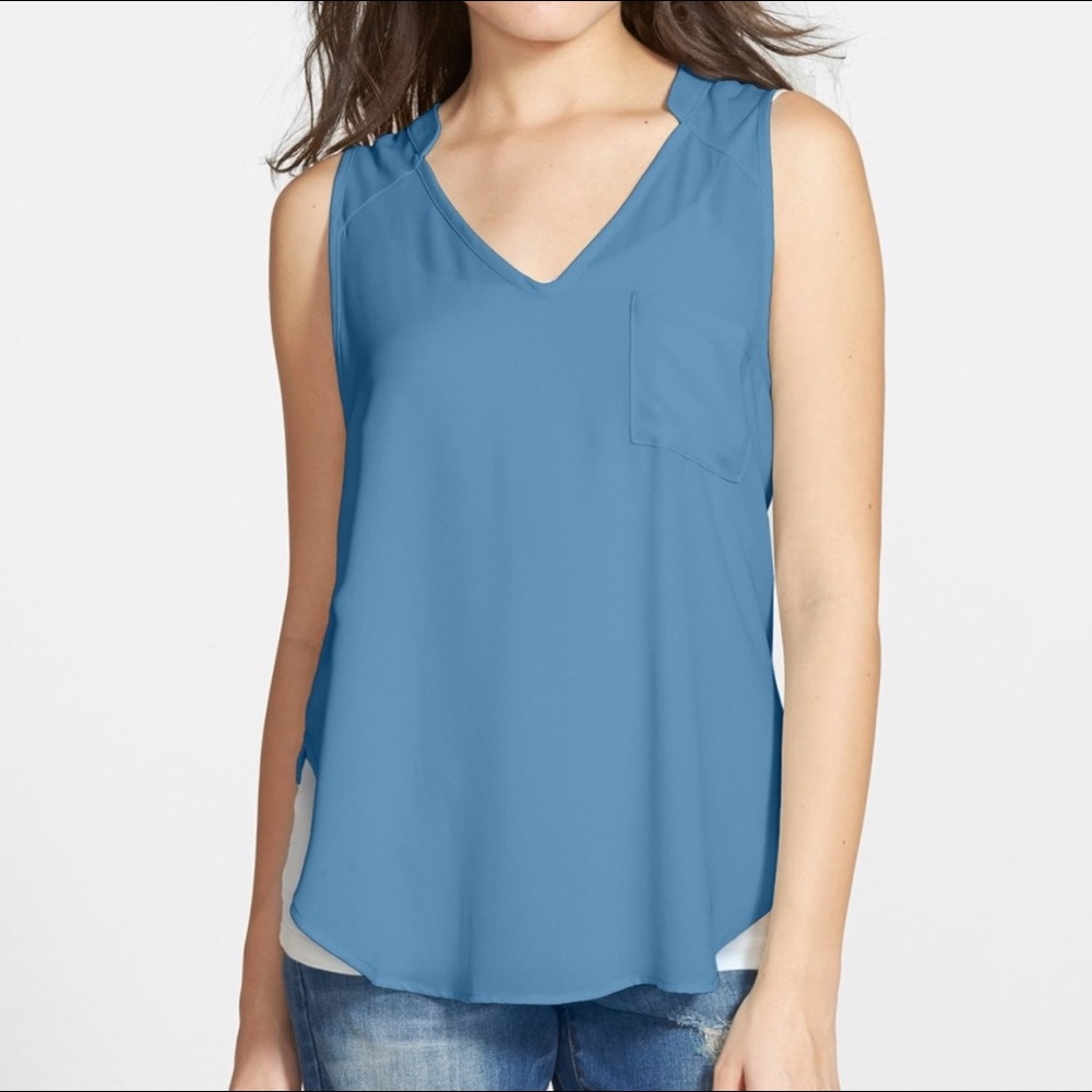Lush Tunic Tank in Blue