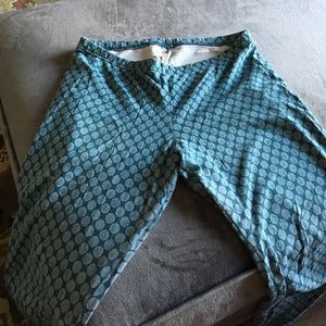 Old Navy Turquoise Polka Dot Leggings