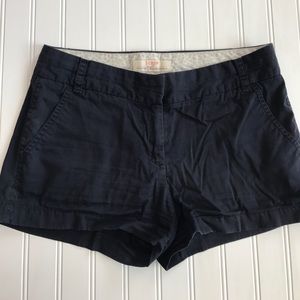 J.Crew Navy Blue broken in chino short