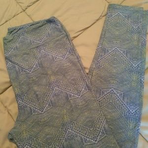 LuLaRoe TC Denim Blue Leggings