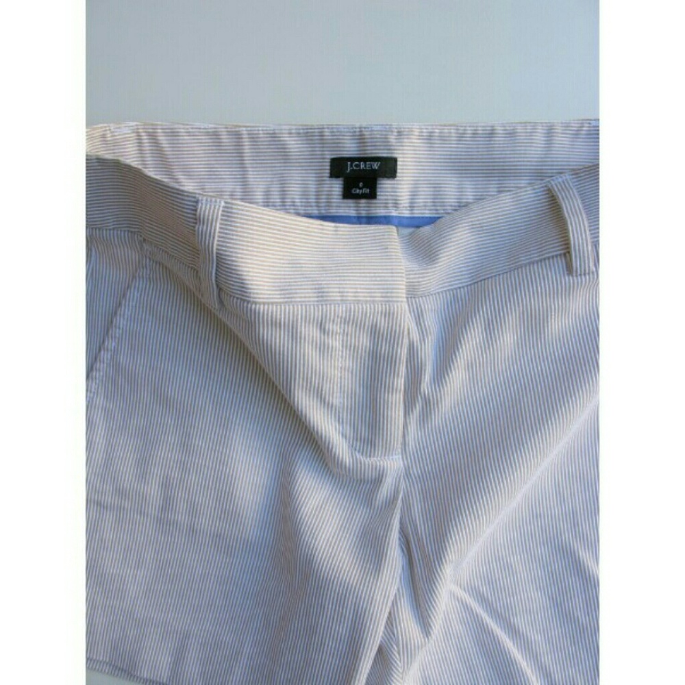 4/$25 J Crew City Fit Seersucker 5" Walking Shorts - Picture 3 of 4