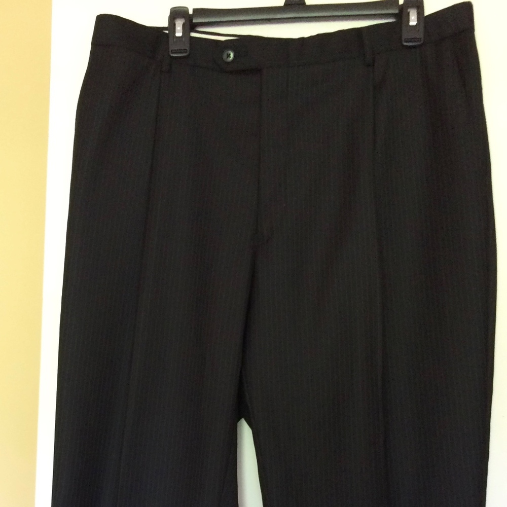 Perry Ellis Dress Pants Size 38X34 Pleated Front