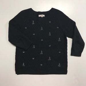 Loft black sweater