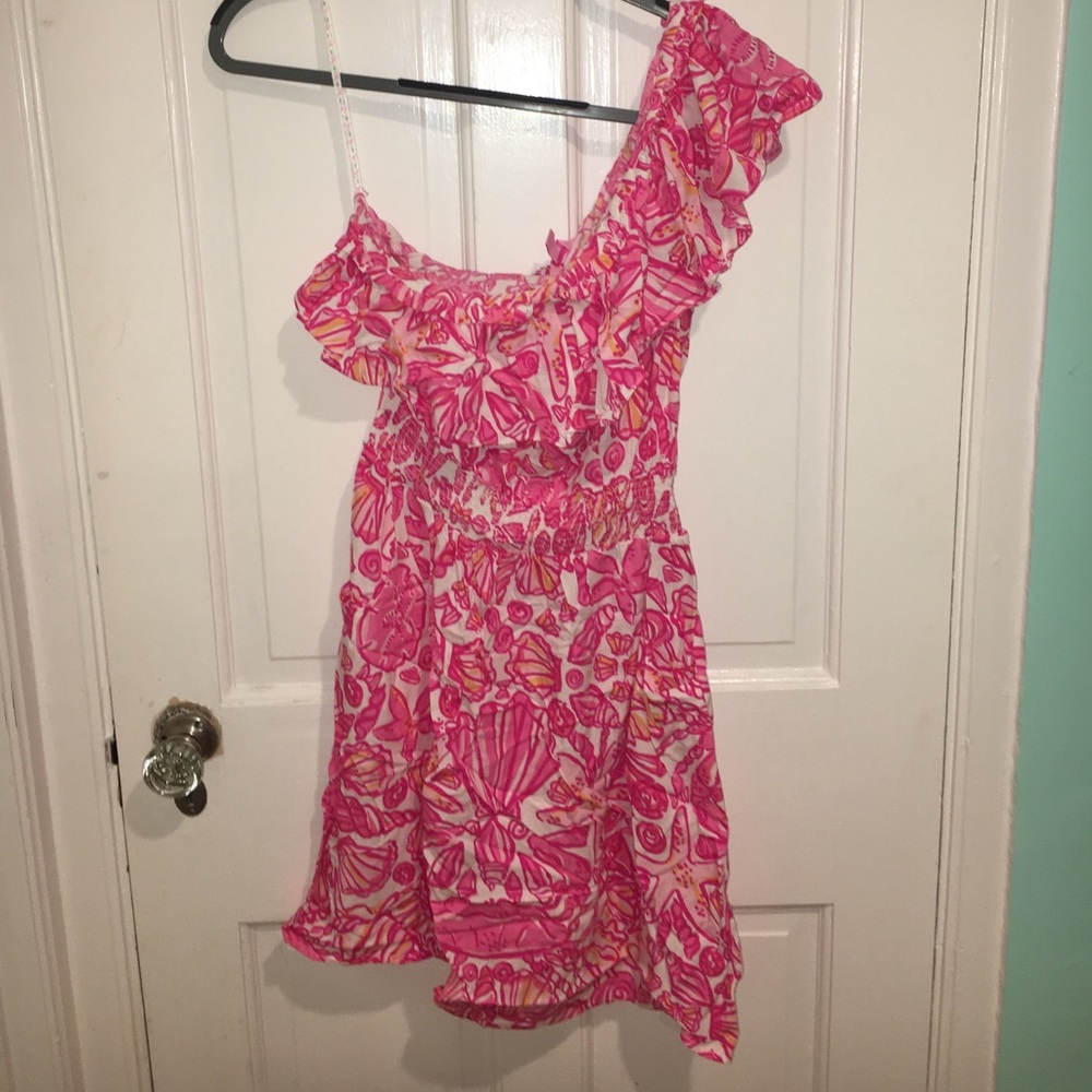 Lilly Pulitzer one Shoulder Dress