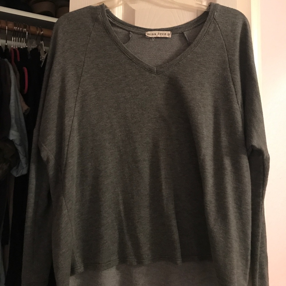 plain gray comfy shirt