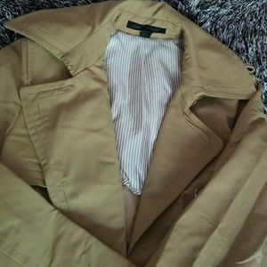 Express Tan Trench Coat