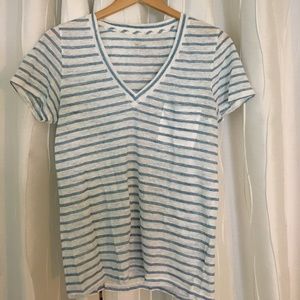 J.Crew linen pocket tee.