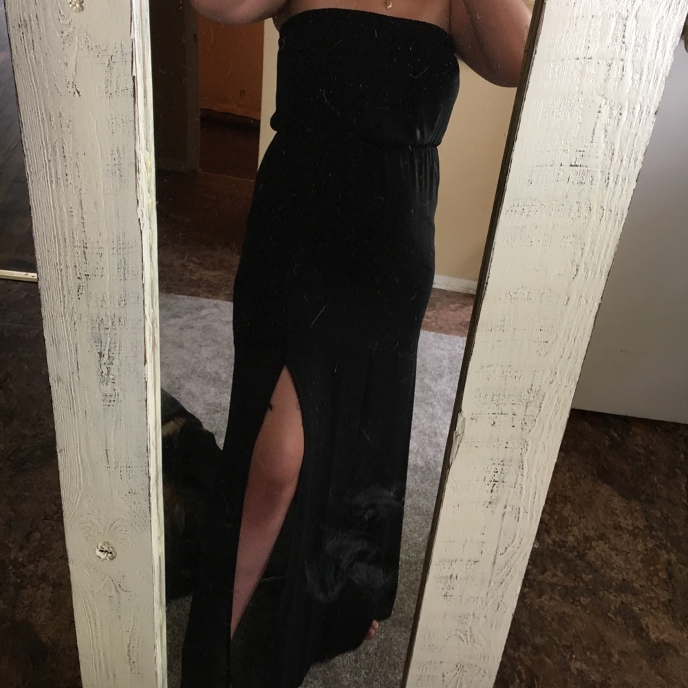 H&M Black Maxi Sleeveless dress