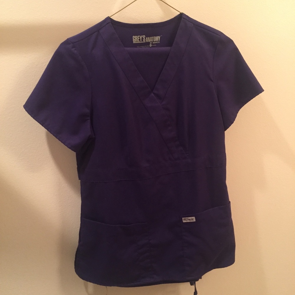 Greys anatomy by barco scrub SET in purple