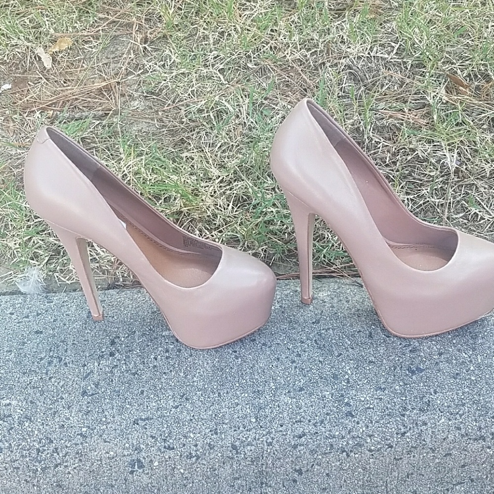 Blush Platform Heels