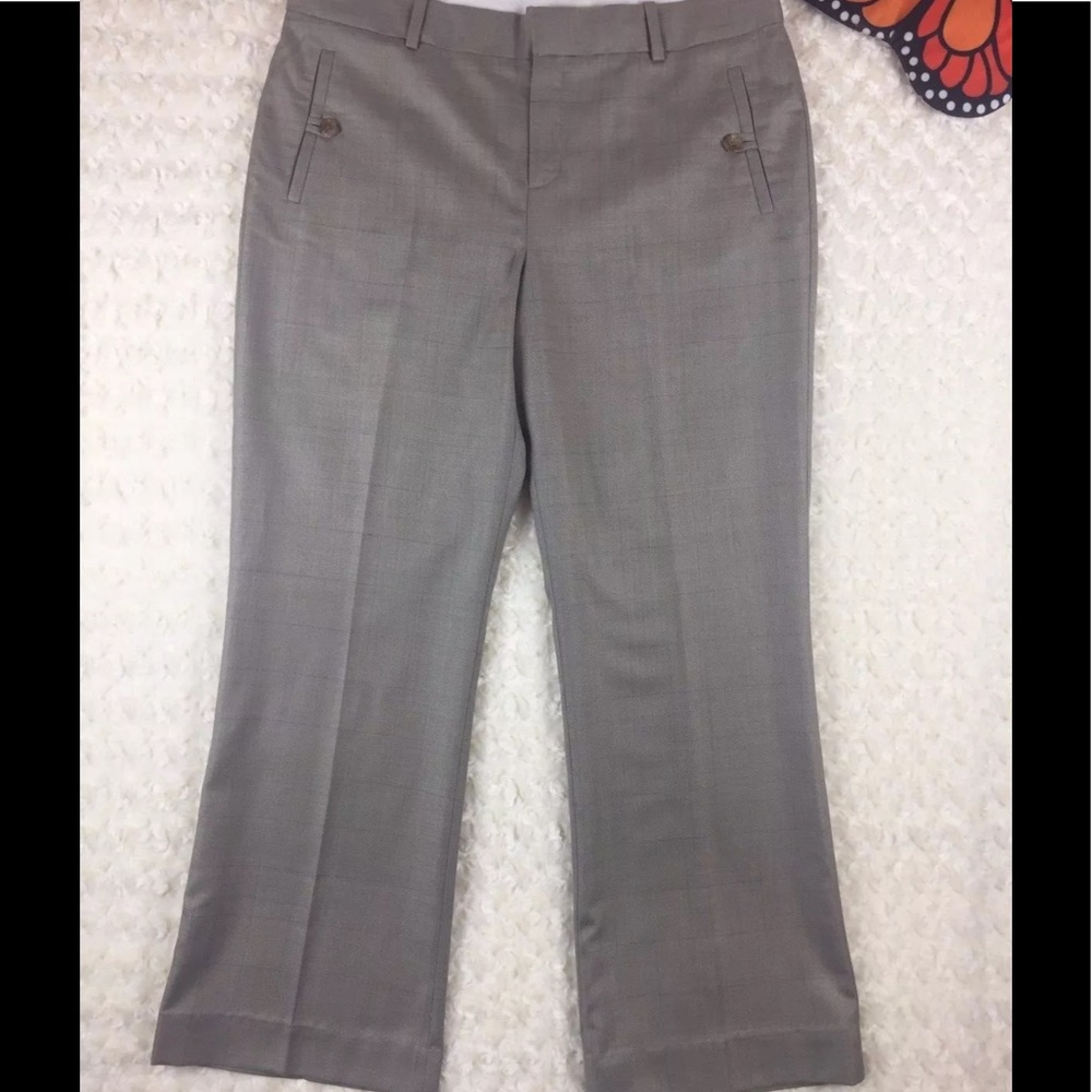 Banana Republic Womens Martin Fit Silk Pants Sz 12