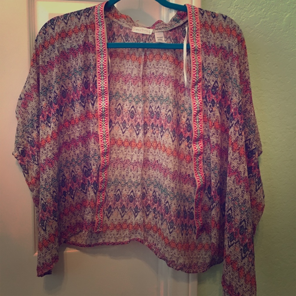 Colorful shirtsleeve jacket