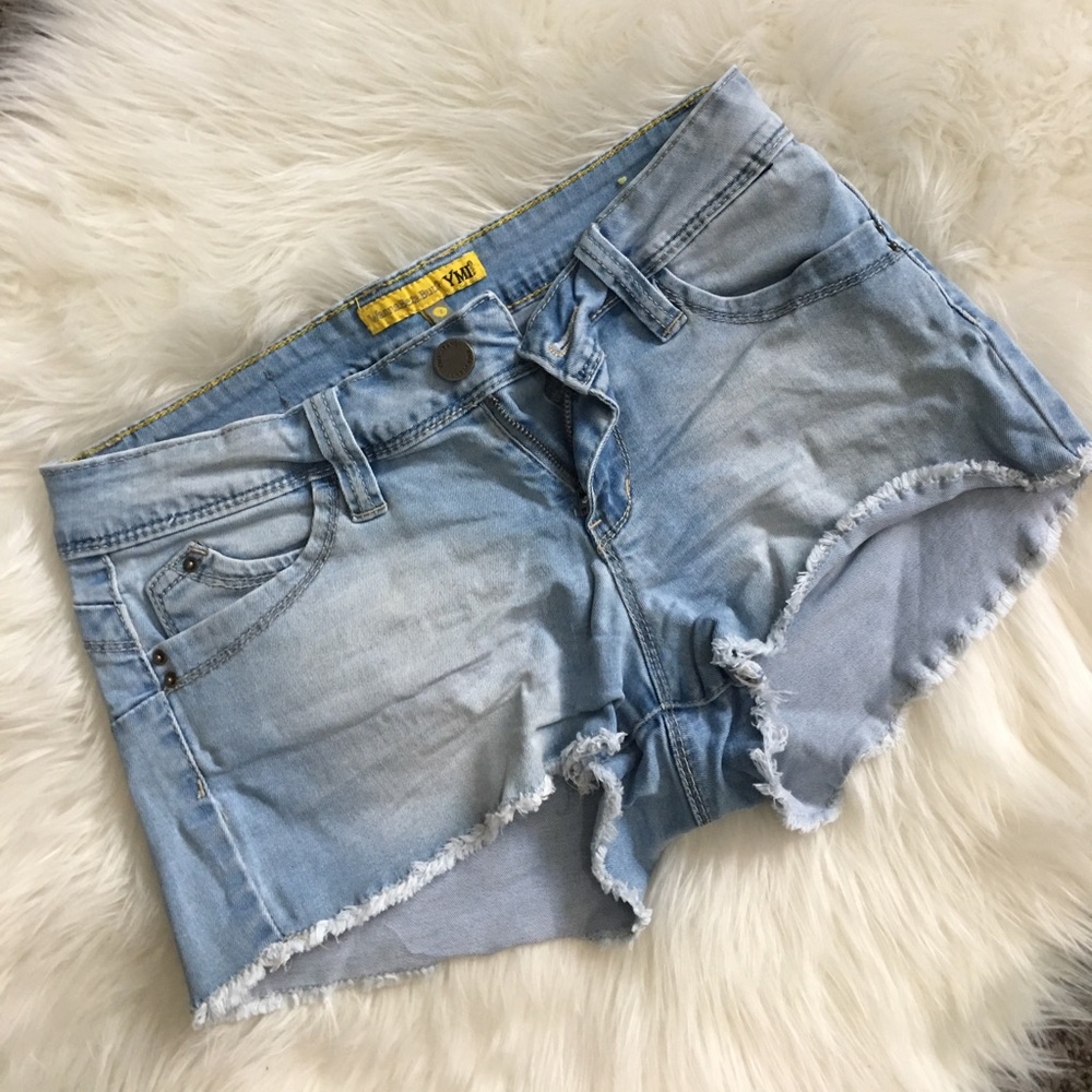 Light Wash Jean Shorts