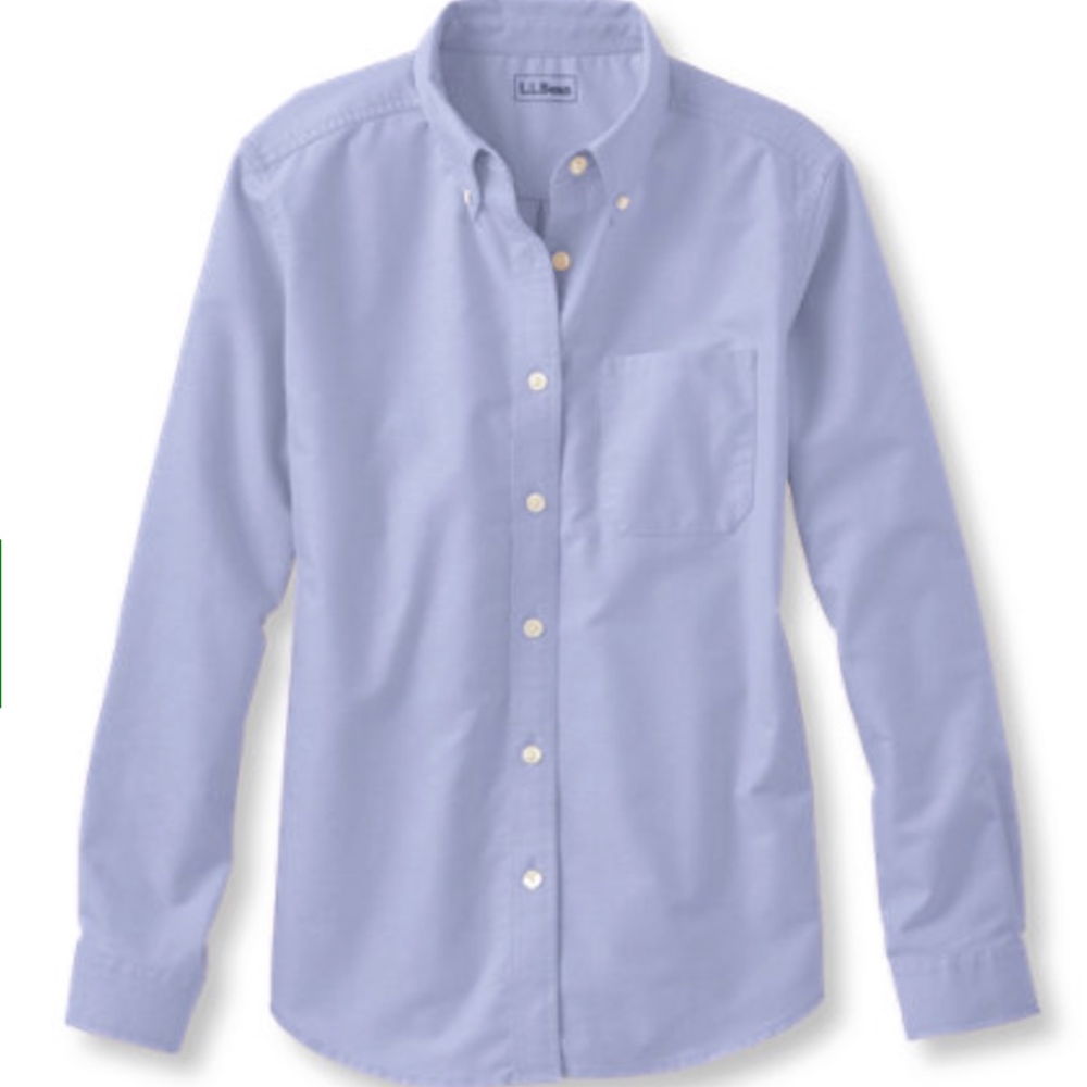 L L Bean Women's Classic Oxford Button Down XS
