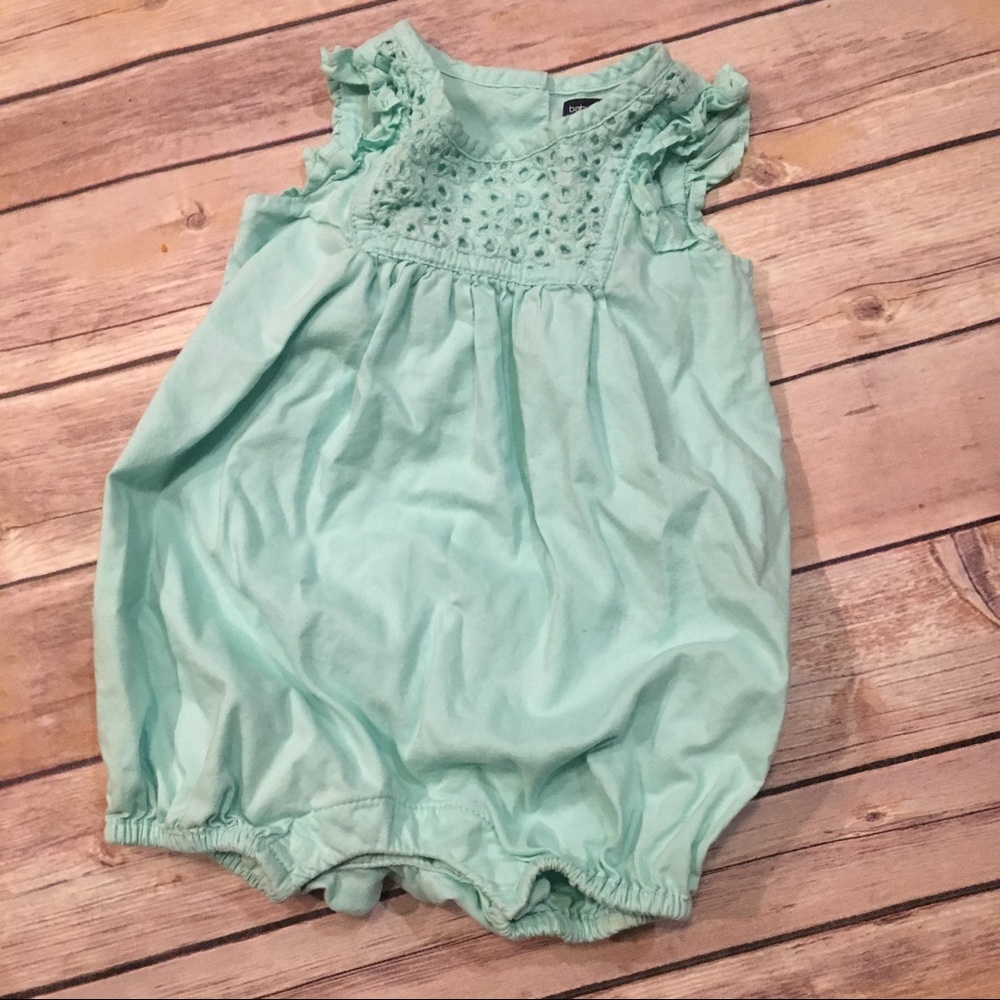 Adorable mint romper