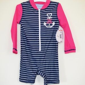 NWT swimsuit rash guard