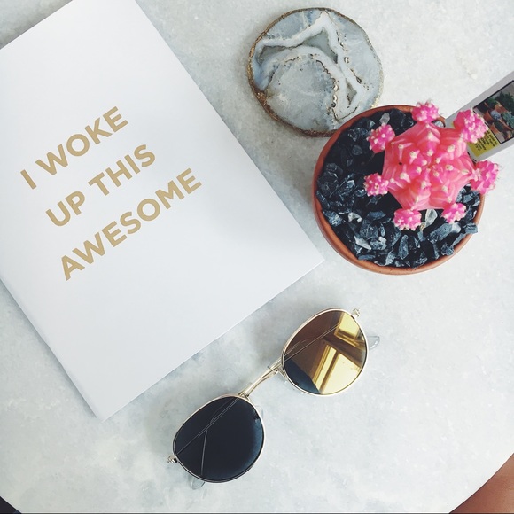 Last🆕Kiley Gold Mirrored Round Aviator Sunnies - Picture 6 of 8