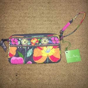 NWT Vera Bradley Wristlet & Strap in Jazzy Blooms