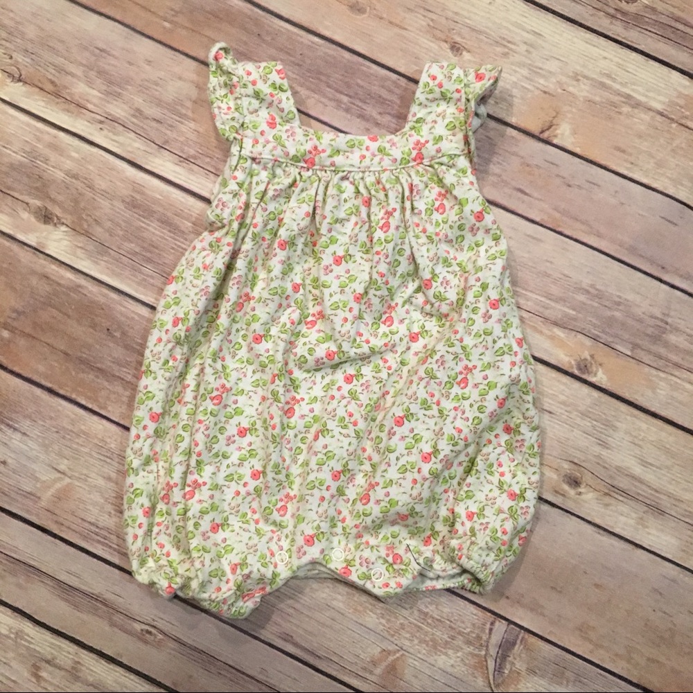 Floral print romper