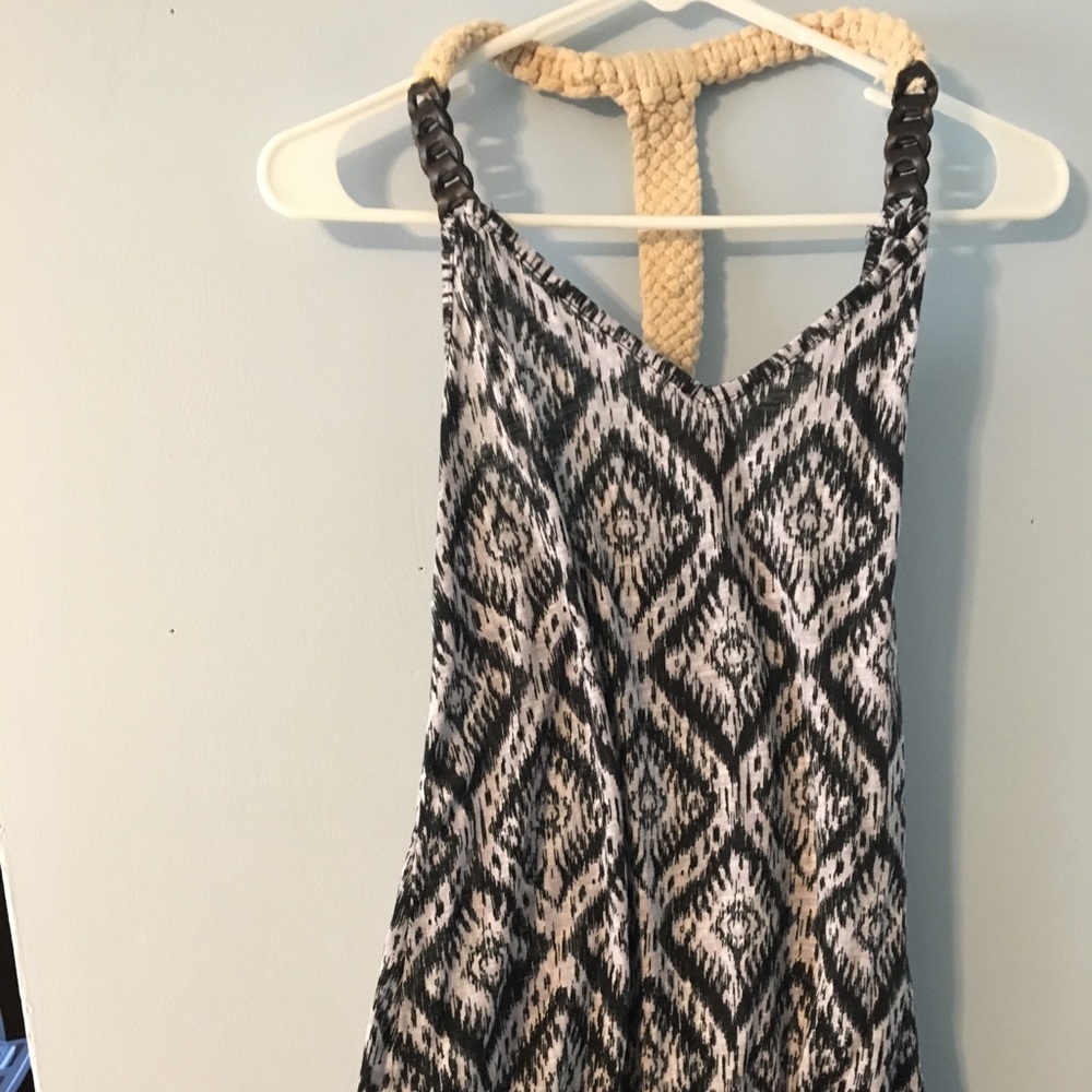 Sexy open back tank top