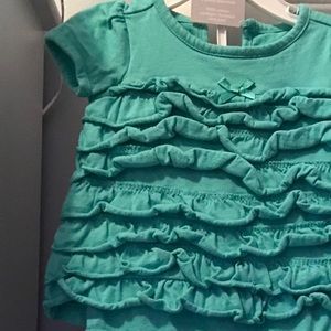 Carters Ruffle onesie with matching pants