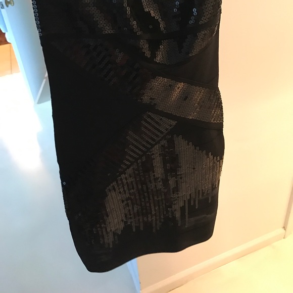 BEBE black sequin dress - Picture 3 of 3
