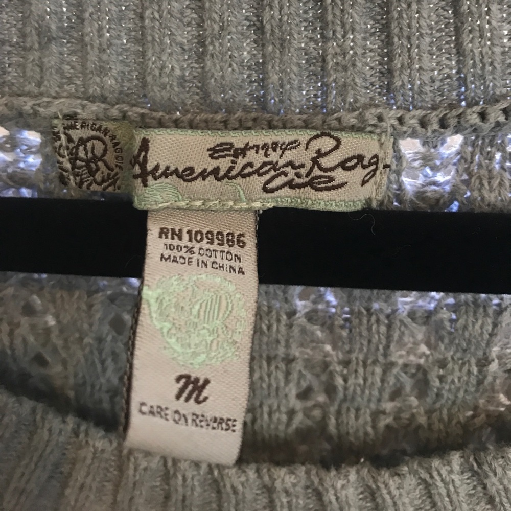 Form-fitting American Rag knit top - Picture 2 of 3