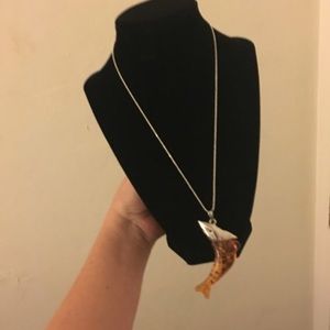 Beautiful necklace with Amber