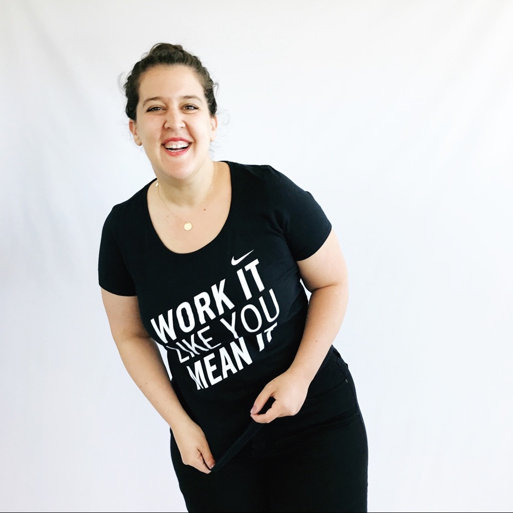 Nike "Work It Like You Mean It" Black T-Shirt