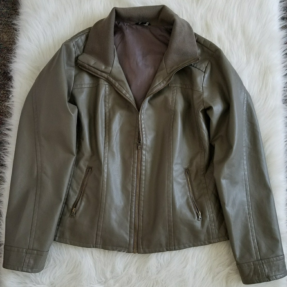 George Faux leather jacket