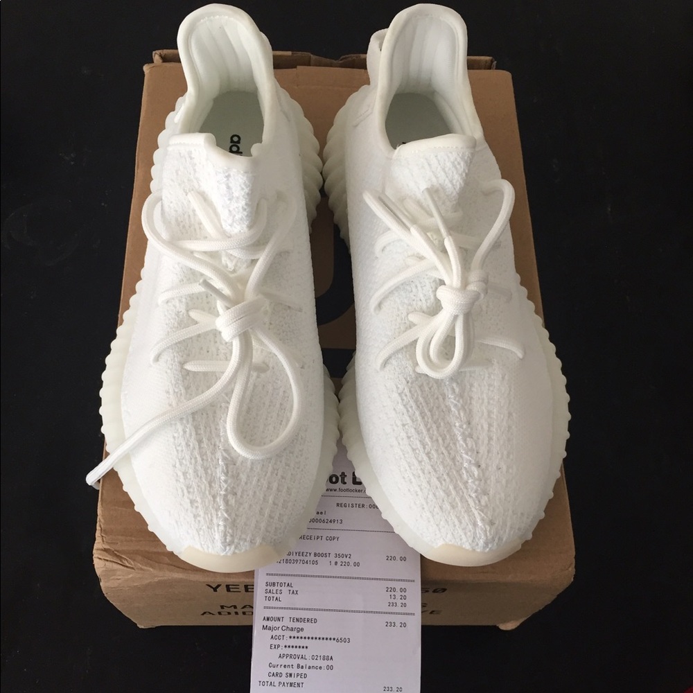 Yeezy Boost 350 (Triple White) Size 8 Men