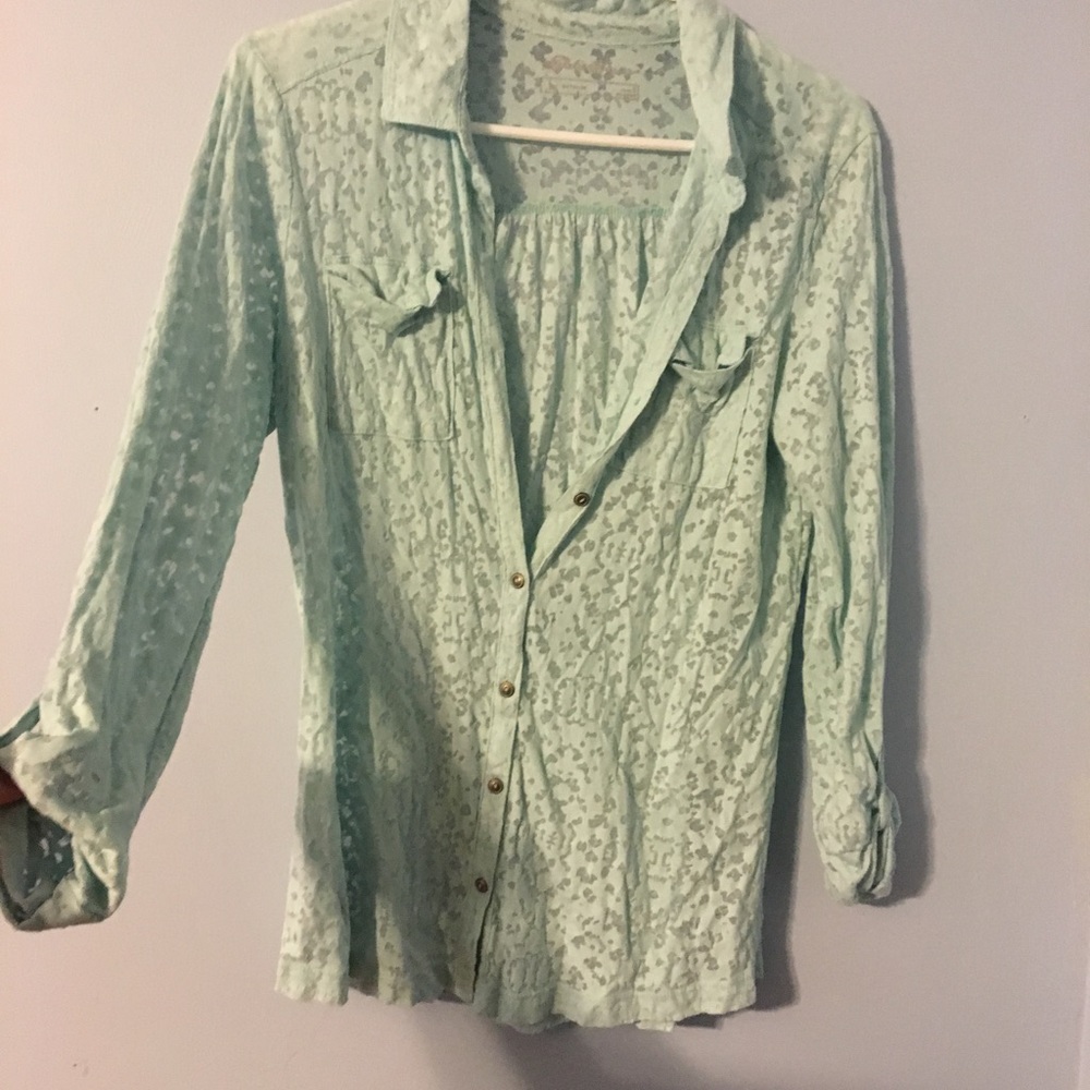 Button down the front shirt