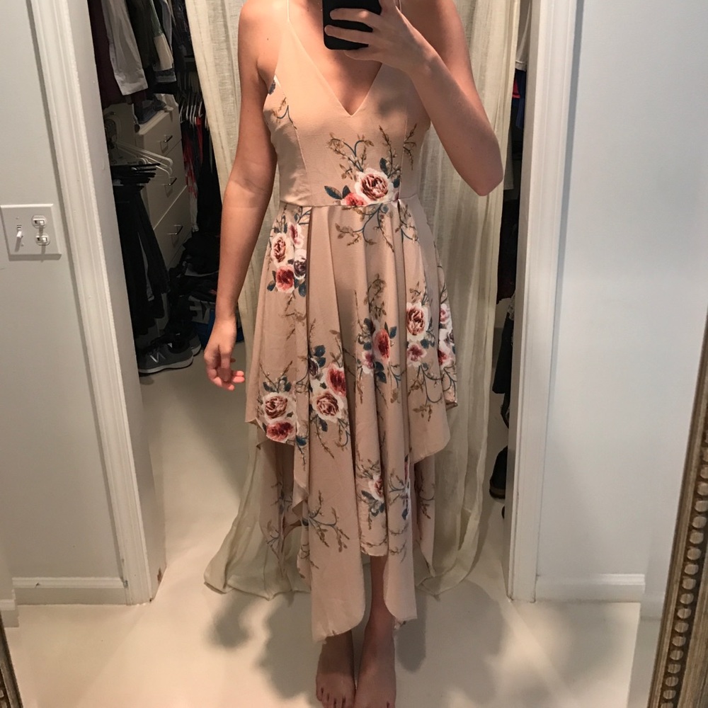FLORAL maxi dress