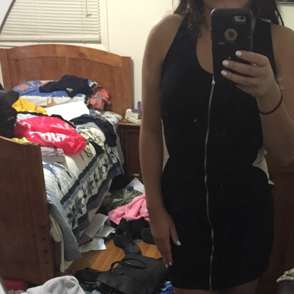 NWOT! Zipper bodycon dress, Never been worn!