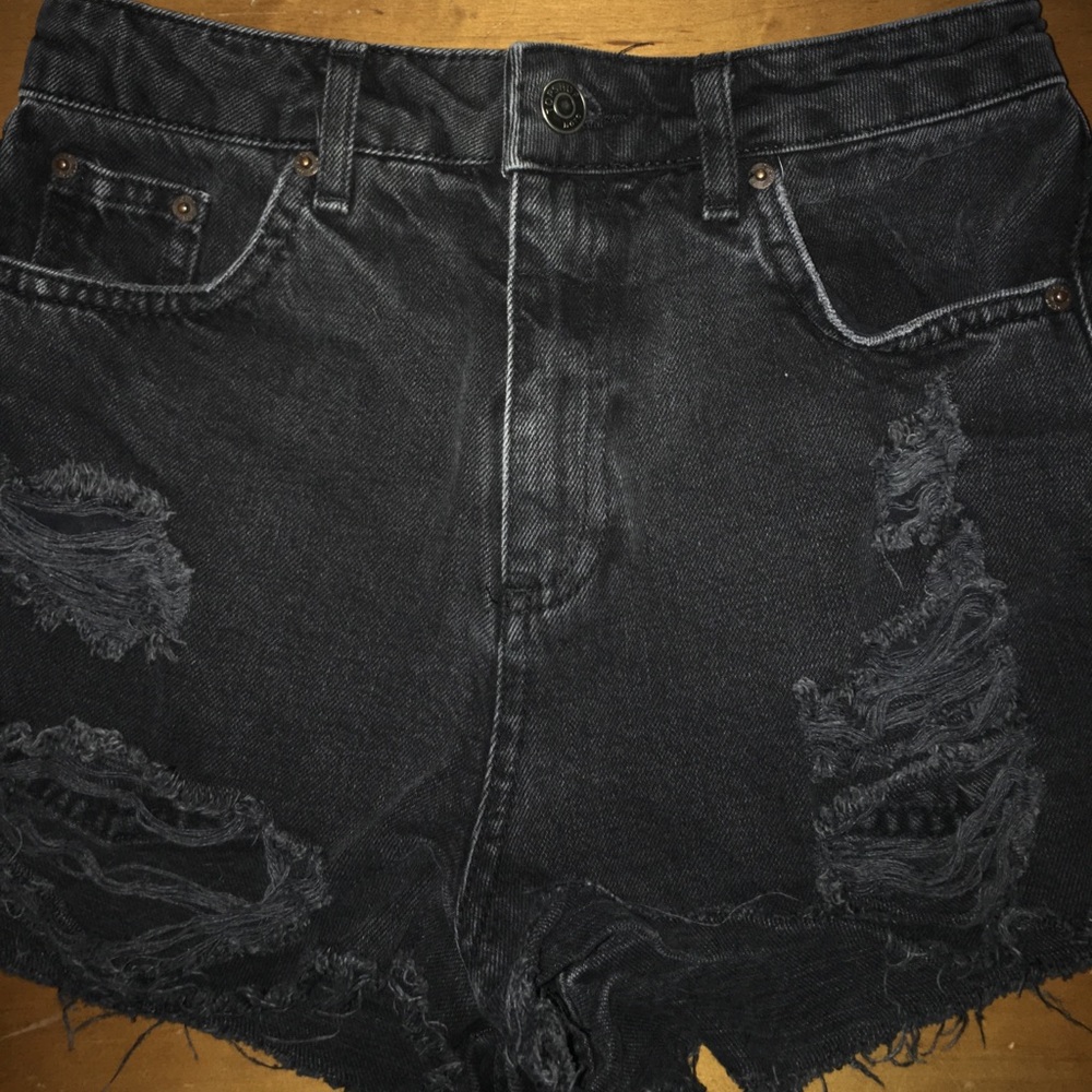 High waisted shorts topshop mom style