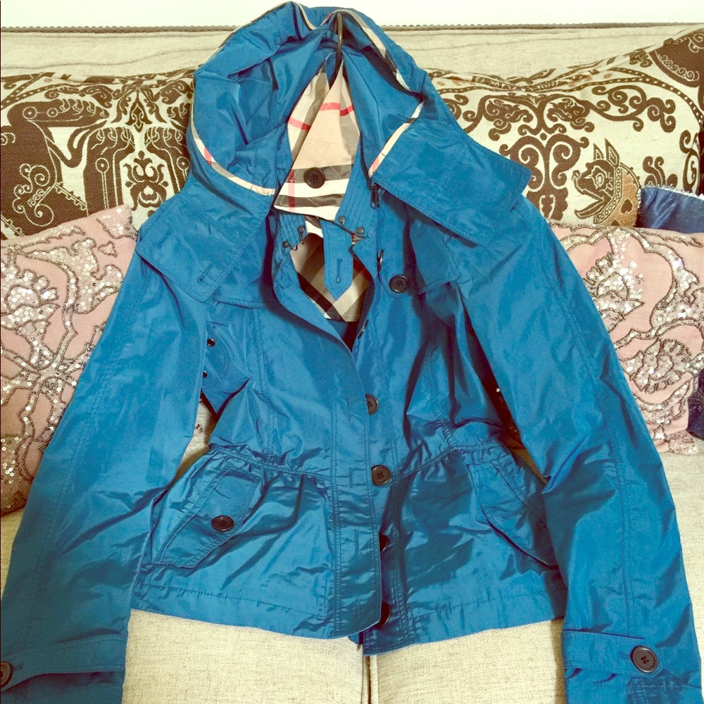 Burberry brit peplum raincoat