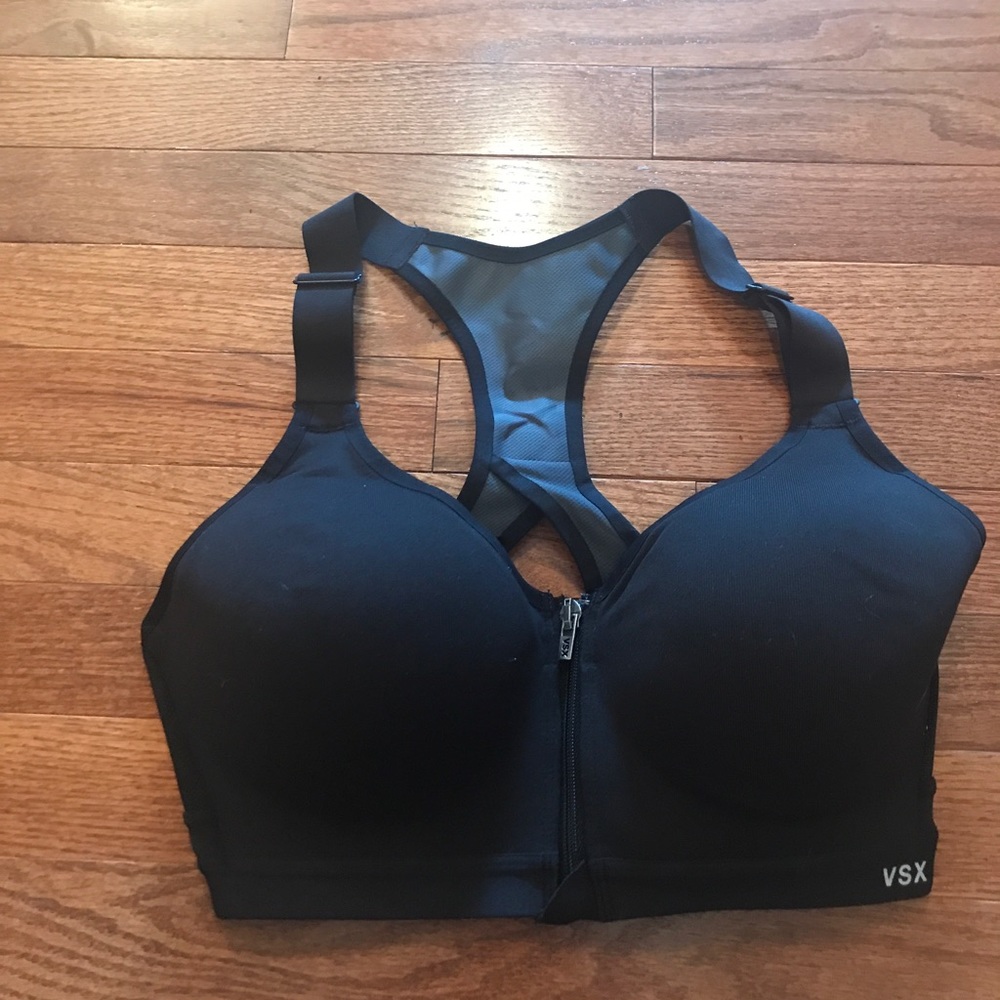 Victoria's Secret VSX Sport bar front zip 32DD