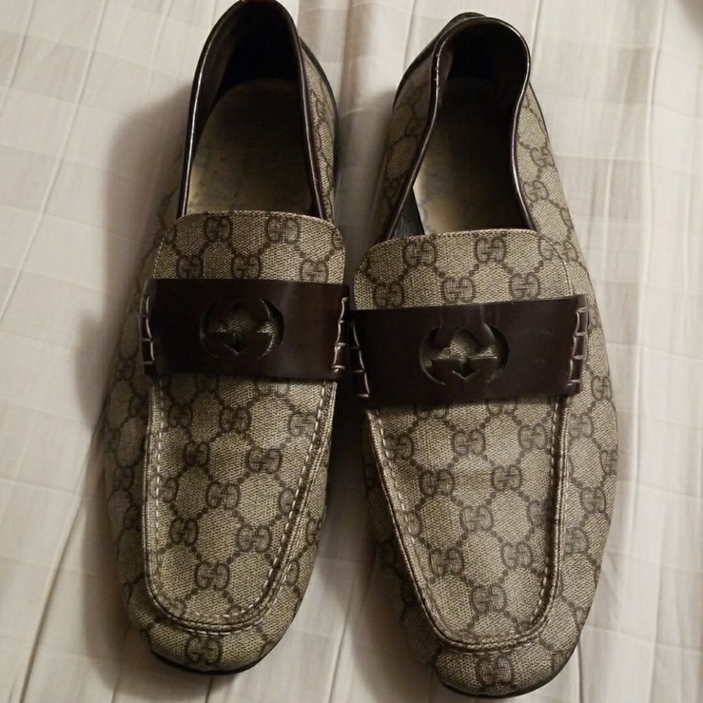 Men's Gucci Monogram Loafers