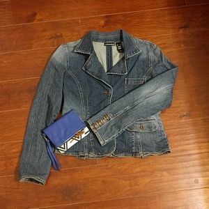 DKNY blazer jean jacket