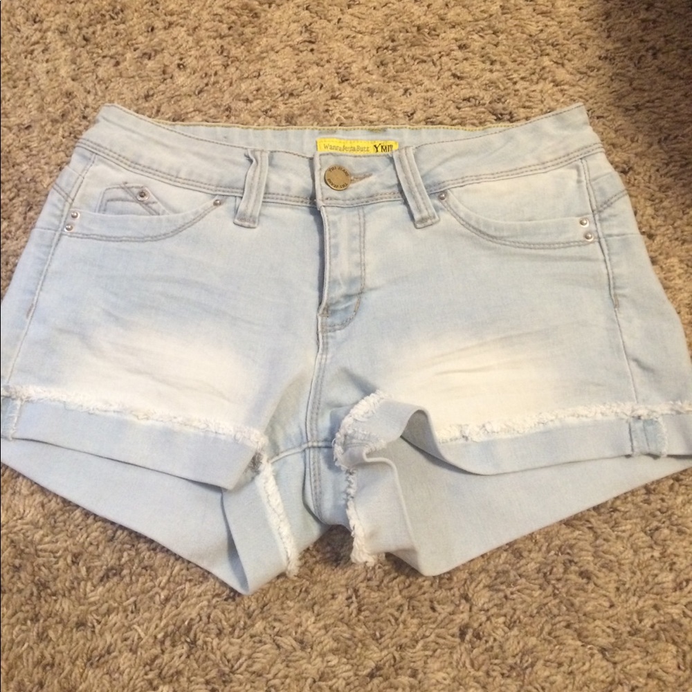 Light Wash Shorts