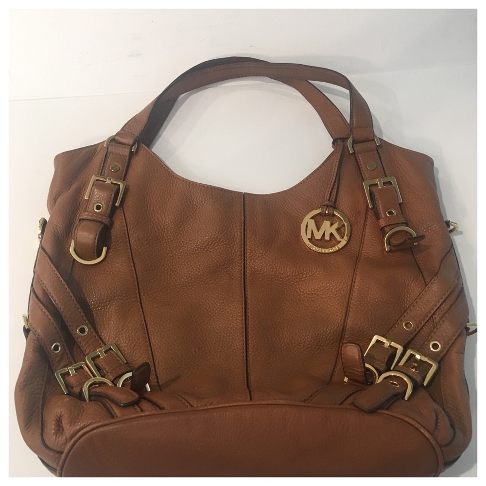 MICHAEL KORS AUTHENTIC large pebble leather purse