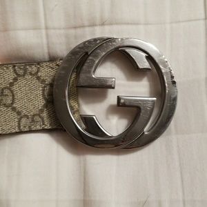 Men's Gucci Monogram belt Size 44