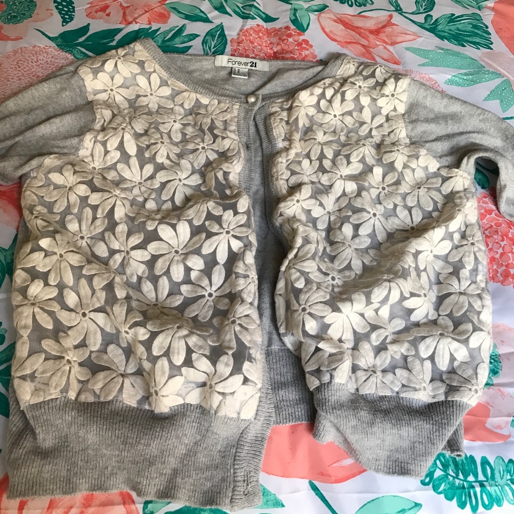 Forever 21 Daisy Cardigan